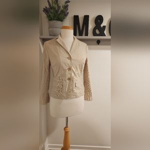 Gap brand beige curved Jacket